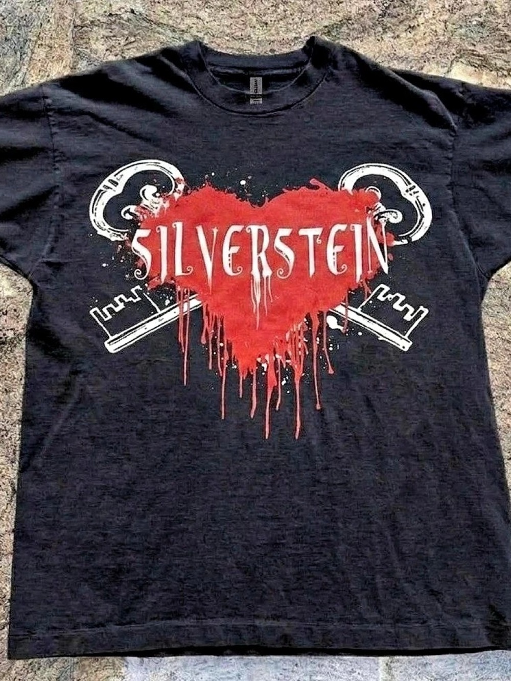 Silverstein graphic tee Graphic Short Sleeve Tee in Black